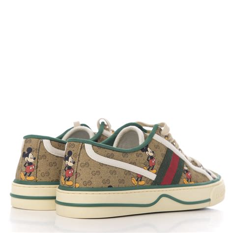 gucci disney slip on sneakers|mickey mouse gucci shoes.